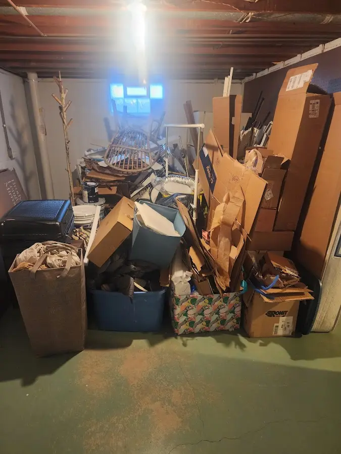 Roll-off dumpster container at job site for Yard Waste Dumpster Rental in La Verne